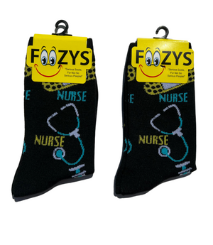 FOOZY'S Adult Socks - Nurse, Set of 2