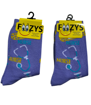 FOOZY'S Adult Socks - Nurse, Set of 2