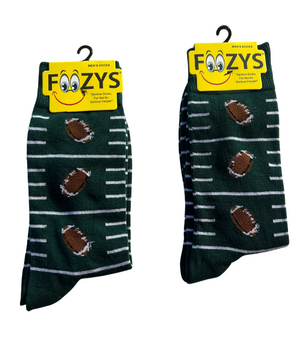 FOOZY'S Adult Socks - Football Set of 2.