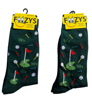 FOOZY'S Adult Socks - Golf Socks, Set of 2