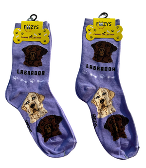 FOOZY'S Adult Socks - Labrador, Set of 2