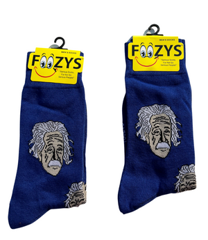 FOOZY'S Adult Socks - Einstein, Set of 2.