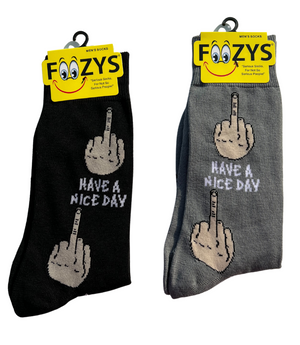 FOOZY'S Adult Socks - Have a nice day / Set of 2