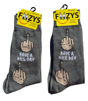 FOOZY'S Adult Socks - Have a nice day / Set of 2