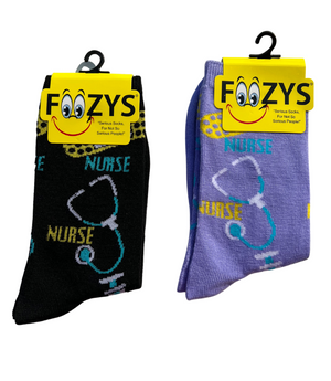 FOOZY'S Adult Socks - Nurse, Set of 2