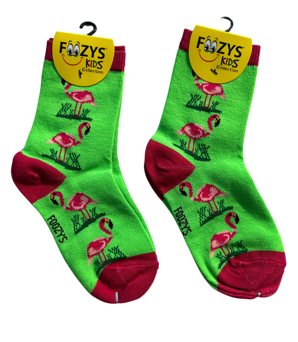 FOOZY'S Kids Socks - Flamingos