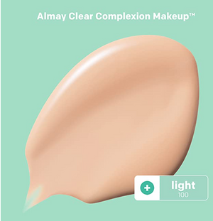 Almay Clear Complexion Acne & Blemish Spot Treatment Concealer Makeup with Salicylic Acid- Lightweight, Full Coverage, Hypoallergenic, Fragrance-Free, for Sensitive Skin