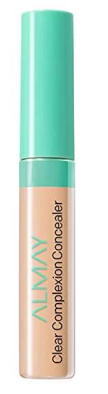 Almay Clear Complexion Acne & Blemish Spot Treatment Concealer Makeup with Salicylic Acid- Lightweight, Full Coverage, Hypoallergenic, Fragrance-Free, for Sensitive Skin