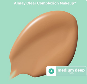 Almay Clear Complexion Acne & Blemish Spot Treatment Concealer Makeup with Salicylic Acid- Lightweight, Full Coverage, Hypoallergenic, Fragrance-Free, for Sensitive Skin