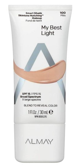 ALMAY Smart Shade Skintone Matching Makeup, Natural Finish with SPF 20 1 FL. OZ.