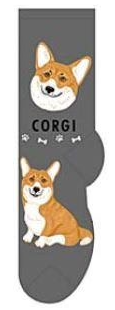 FOOZY'S Adult Socks - Corgi, Set of 2