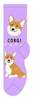 FOOZY'S Adult Socks - Corgi, Set of 2