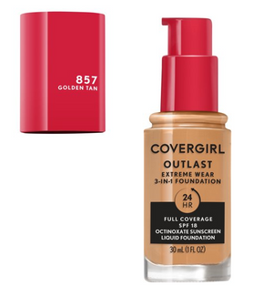 COVERGIRL Outlast Extreme Wear 3 IN 1 Foundation SPF 18 1 FL. OZ.