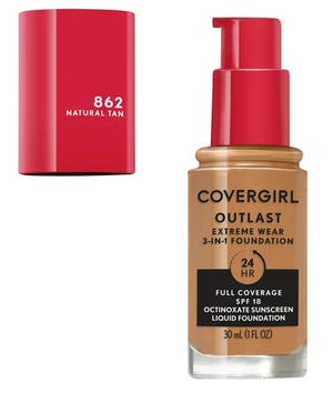 COVERGIRL Outlast Extreme 3 in 1 Finish SPF 18 1 FL. OZ.