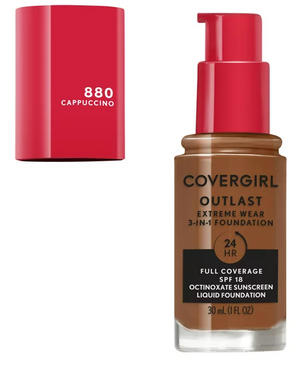 COVERGIRL Outlast Extreme Wear 3 IN 1 Foundation SPF 18 1 FL. OZ.