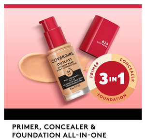 COVERGIRL Outlast Extreme Wear 3 IN 1 Foundation SPF 18 1 FL. OZ.