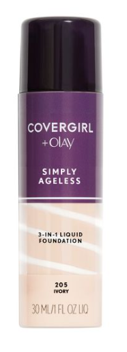 COVERGIRL + OLAY Simply Ageless 3-in-1 Liquid Foundation, 1 FL. OZ.