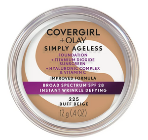 COVERGIRL + OLAY Simply Ageless Instant Wrinkle-Defying Foundation with SPF 28, 0.44 oz.