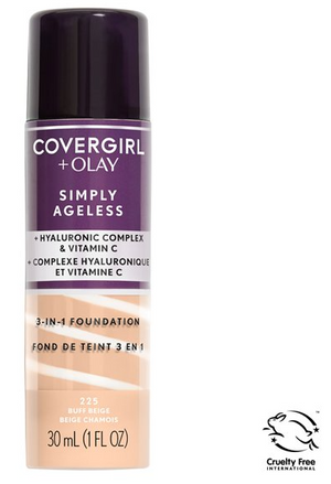 COVERGIRL + OLAY Simply Ageless 3-in-1 Liquid Foundation, 1 FL. OZ.