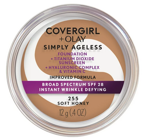 COVERGIRL + OLAY Simply Ageless Instant Wrinkle-Defying Foundation with SPF 28, 0.44 oz.