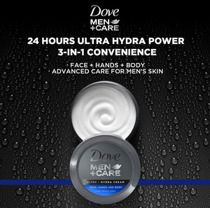 Dove Men+Care Ultra Hydra Hydrating Cream Moisturizer