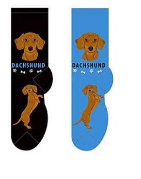 FOOZY'S Adult Socks - Dachshund Set of 2