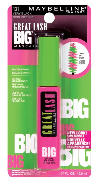 Maybelline Great Lash Big Mascara, Very Black 131