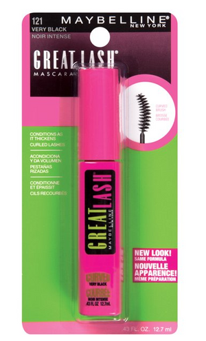 Maybelline Great Mascara Curved, Very Black 121