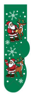 Adult Socks - Santa and Reindeer