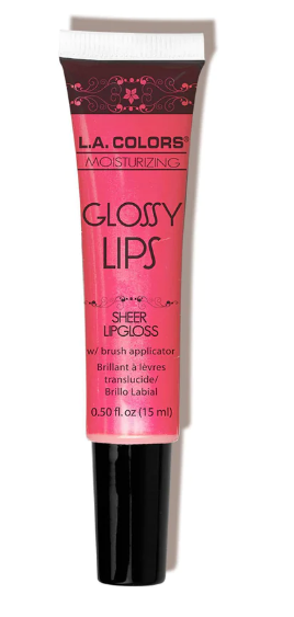 LA Colors Glossy Lips Sheer Lip Gloss 0.50 FL. OZ.