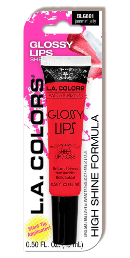 L.A. Colors Lipstick Lip Gloss Duo Charmed -Nip