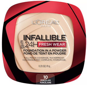 L'Oreal Infallible 24 HR Fresh Wear Foundation In A Powder 0.31 OZ.