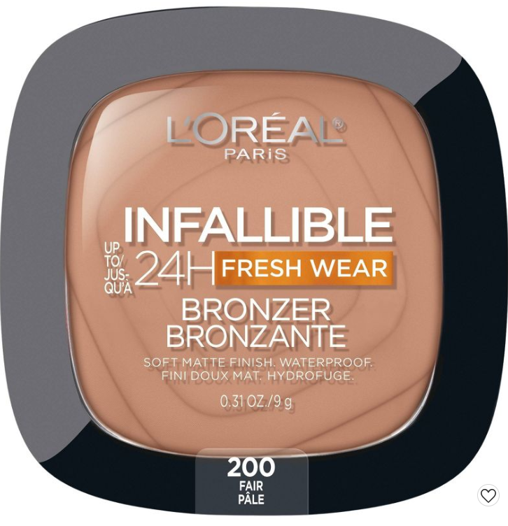 L'Oreal Paris Infallible Up to 24hr Fresh Wear Soft Matte Bronzer - 0.31oz