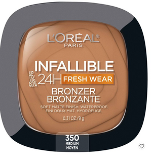 L'Oreal Paris Infallible Up to 24hr Fresh Wear Soft Matte Bronzer - 0.31oz