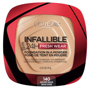 L'Oreal Infallible 24 HR Fresh Wear Foundation In A Powder 0.31 OZ.