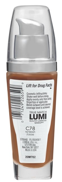 L'Oreal True Match LUMI Nut Brown/ Cocoa