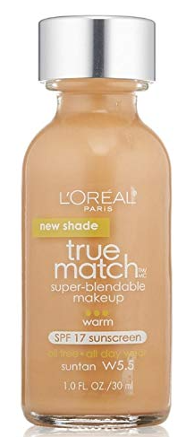 L'Oreal True Match Super Blendable Foundation SPF 17 1.0 FL. OZ.