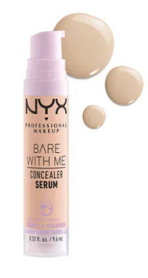 NYX Professional Makeup Bare With Me Concealer Serum, Medium Coverage, 0.32 fl. oz.