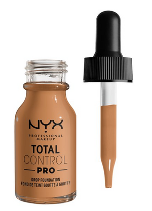 NYX Professional Makeup Total Control Pro Drop Foundation, Skin-true buildable coverage, clean vegan formula