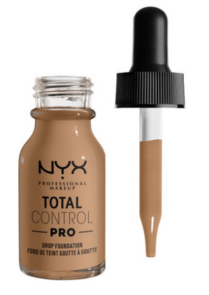 NYX Professional Makeup Total Control Pro Drop Foundation, Skin-true buildable coverage, clean vegan formula