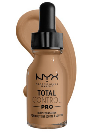 NYX Professional Makeup Total Control Pro Drop Foundation, Skin-true buildable coverage, clean vegan formula