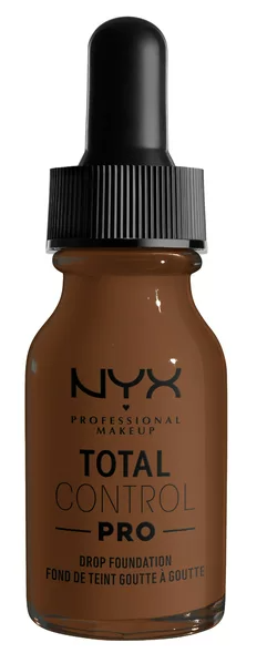 NYX Professional Makeup Total Control Pro Drop Foundation, Skin-true buildable coverage, clean vegan formula