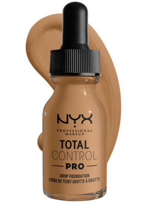 NYX Professional Makeup Total Control Pro Drop Foundation, Skin-true buildable coverage, clean vegan formula