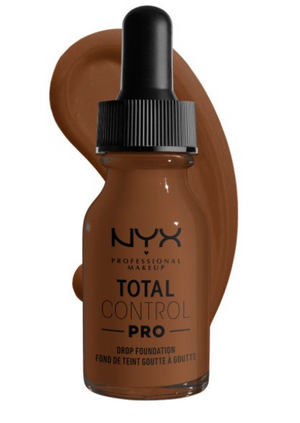 NYX Professional Makeup Total Control Pro Drop Foundation, Skin-true buildable coverage, clean vegan formula