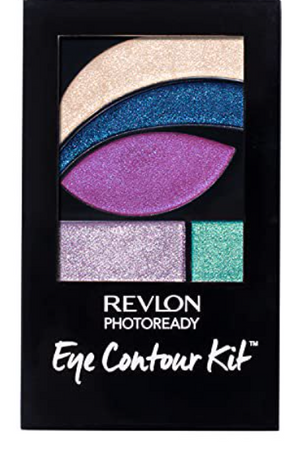 Revlon PhotoReady Eye Contour Kit, Eyeshadow Palette with 5 Wet/Dry Shades & Double-Ended Brush Applicator