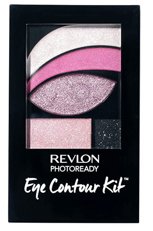 Revlon PhotoReady Eye Contour Kit, Eyeshadow Palette with 5 Wet/Dry Shades & Double-Ended Brush Applicator