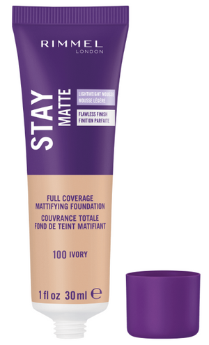 RIMMEL Stay Matte Flawless Finish Foundation 1 FL. Oz.