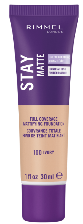 RIMMEL Stay Matte Flawless Finish Foundation 1 FL. Oz.