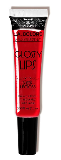 LA Colors Glossy Lips Sheer Lip Gloss 0.50 FL. OZ.