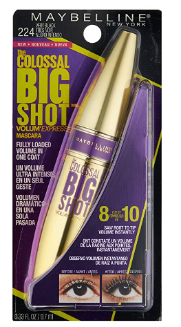 Maybelline the Colossal Big Shot Volum Express Mascara, Very Black 224